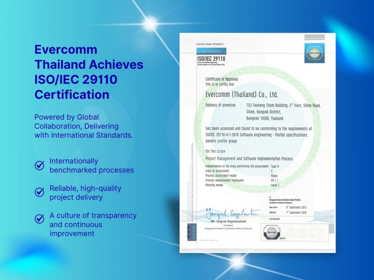 EC Thailand ISO Achivement Website Article Cover Photo